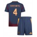 Maillot de foot AS Roma Bryan Cristante #4 Troisième vêtements enfant 2024-25 Manches Courtes (+ pantalon court)